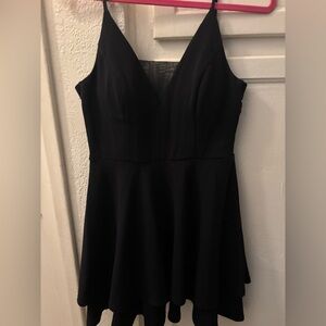 Elegant Navy Sleeveless Dress